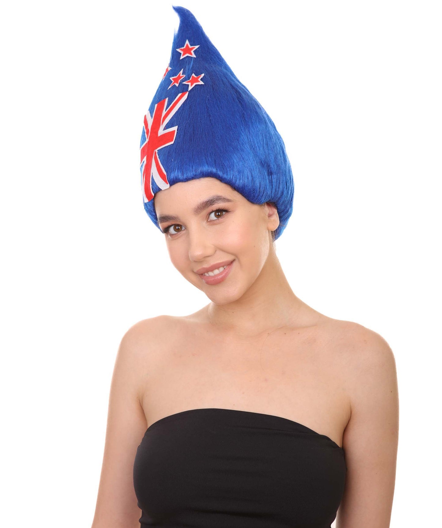 Unisex Flag Troll Wigs Collections| Premium Breathable Capless Cap