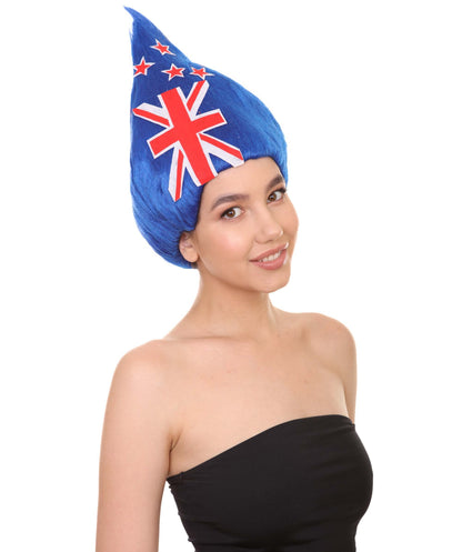 Unisex Flag Troll Wigs Collections| Premium Breathable Capless Cap