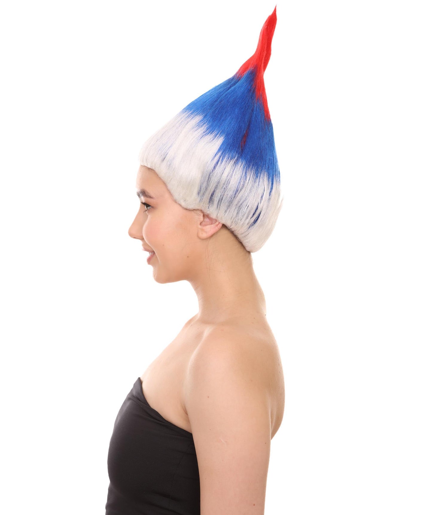 Serbia Flag Troll Wig