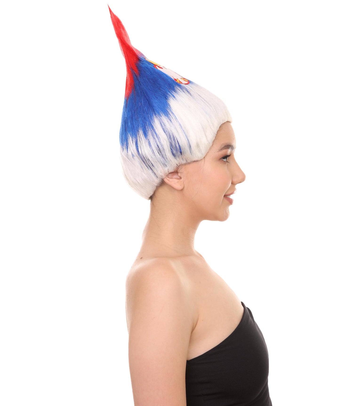 Serbia Flag Troll Wig