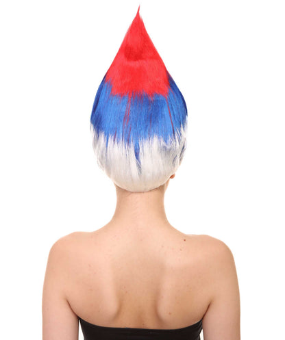 Serbia Flag Troll Wig