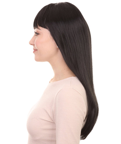 Womens Long Bob Wigs Collections |  Fancy Party Event Ready Halloween Wigs | Premium Breathable Capless Cap