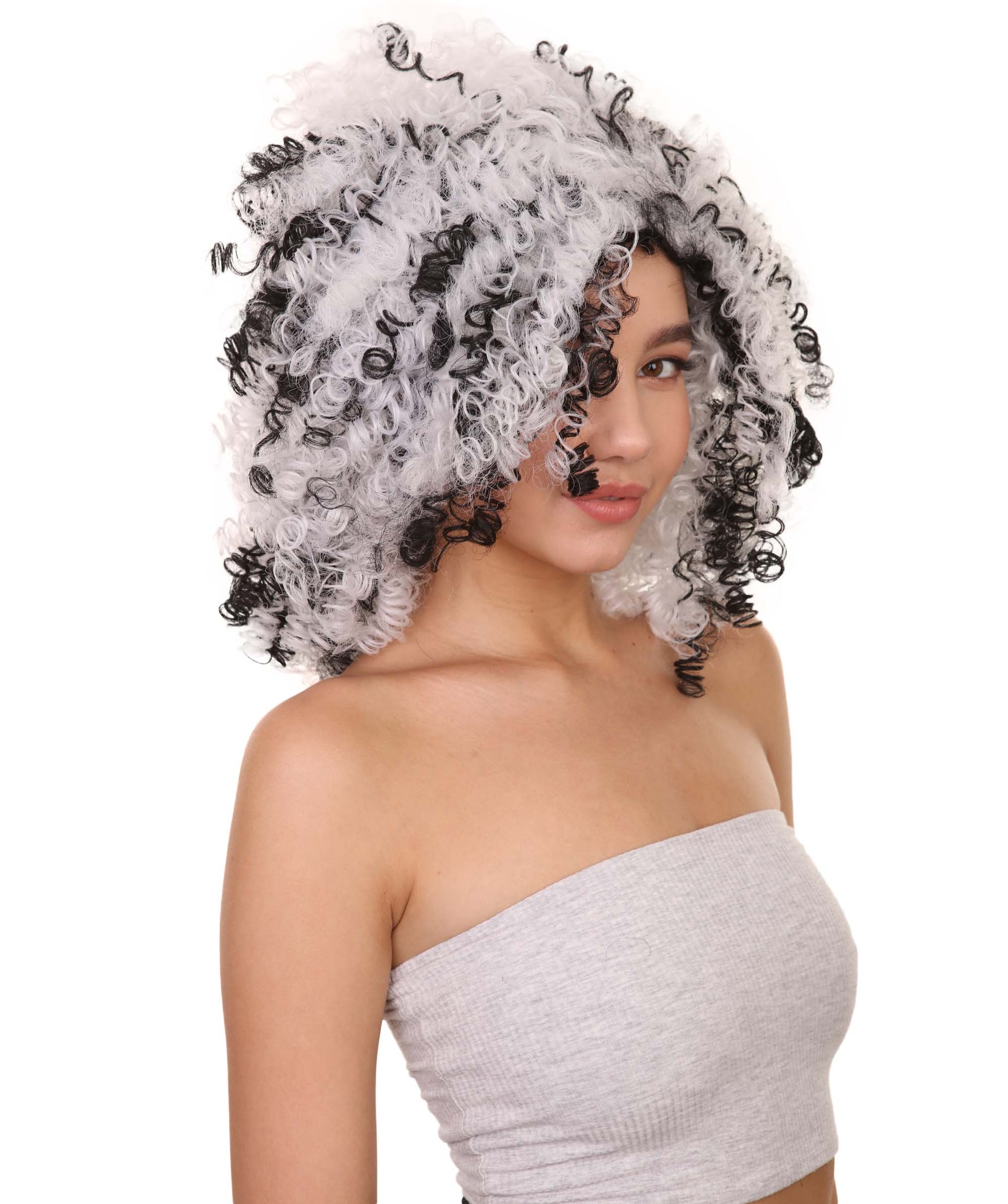 Witch Two-tone Afro Wig