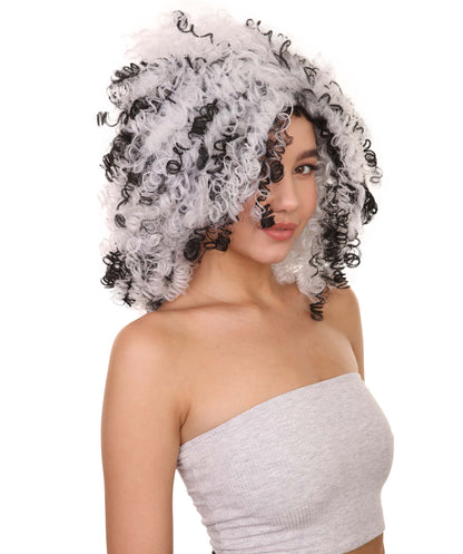 Witch Two-tone Afro Wig