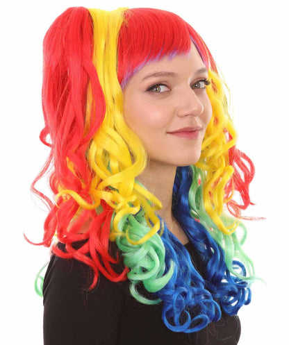 Long Wavy Cosplay Rainbow Wig