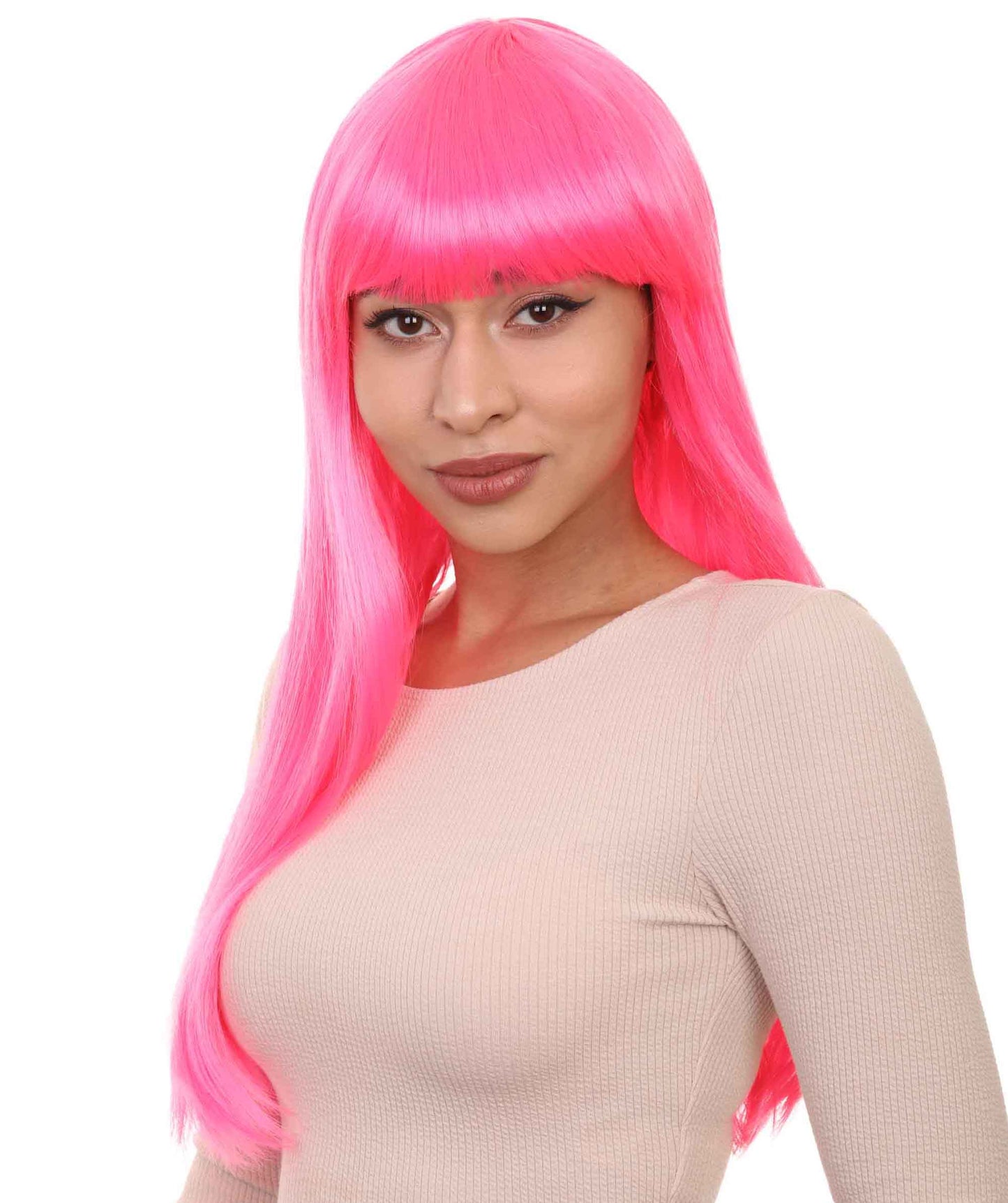 Womens Long Bob Wigs Collections |  Fancy Party Event Ready Halloween Wigs | Premium Breathable Capless Cap