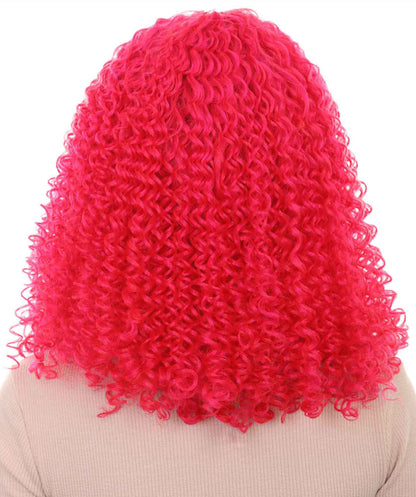 Womens Animation Orange Curly Wig | Orange TV/Movie Wigs | Premium Breathable Capless Cap