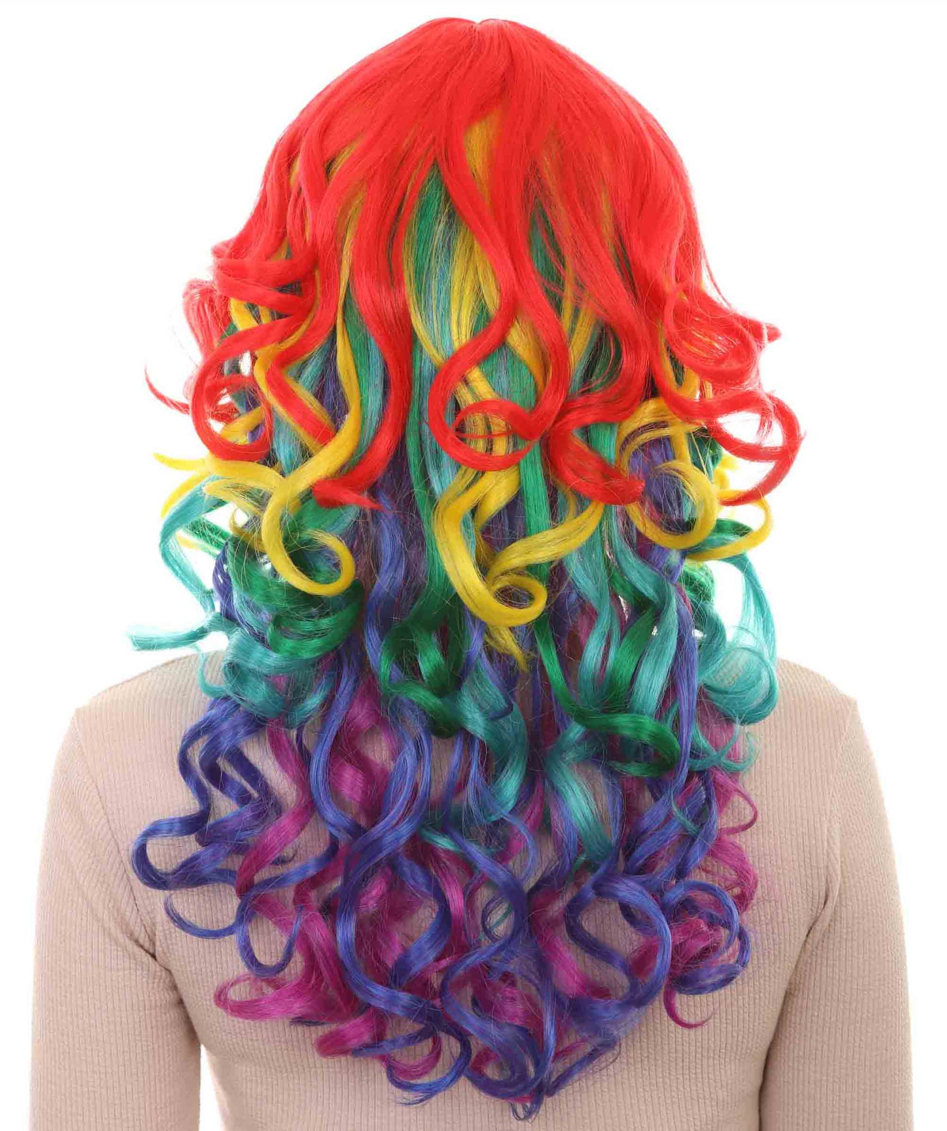 Long Curly Colorful Wig