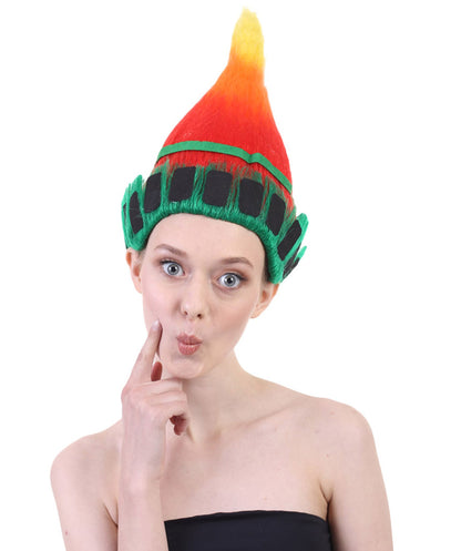 Fun Troll Wigs| Multiple Snack and Flag Options | Premium Breathable Capless Cap