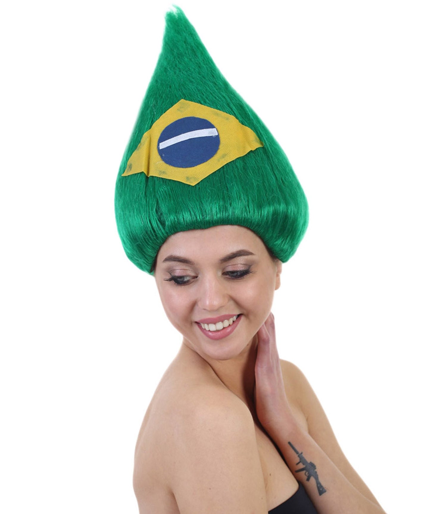 Unisex Flag Troll Wigs Collections| Premium Breathable Capless Cap