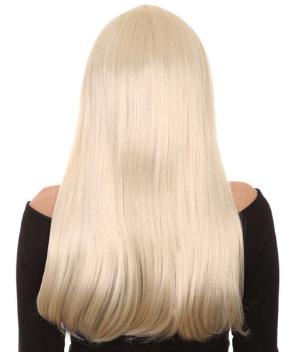 Womens Long Bob Wigs Collections |  Fancy Party Event Ready Halloween Wigs | Premium Breathable Capless Cap