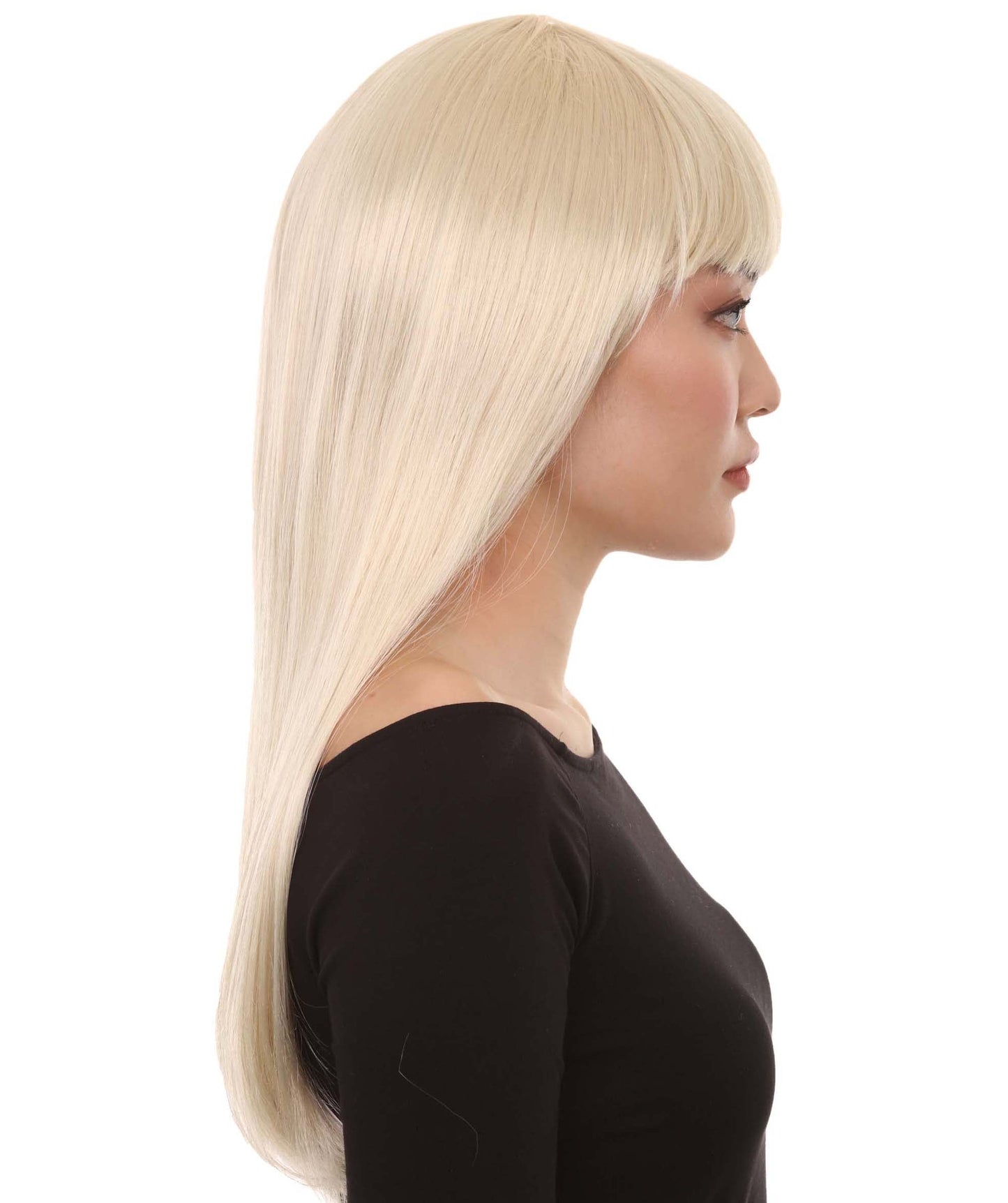 Womens Long Bob Wigs Collections |  Fancy Party Event Ready Halloween Wigs | Premium Breathable Capless Cap