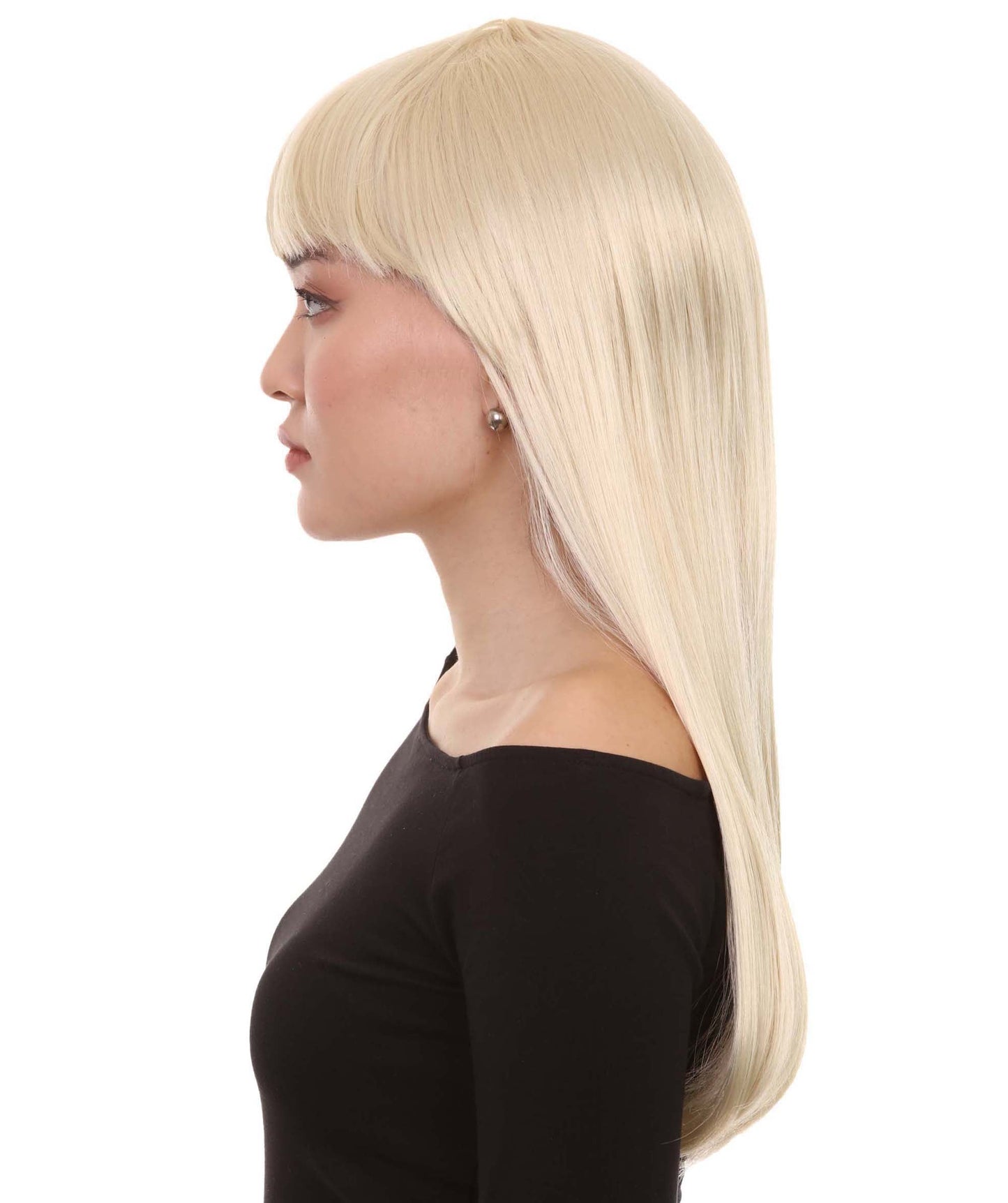 Womens Long Bob Wigs Collections |  Fancy Party Event Ready Halloween Wigs | Premium Breathable Capless Cap