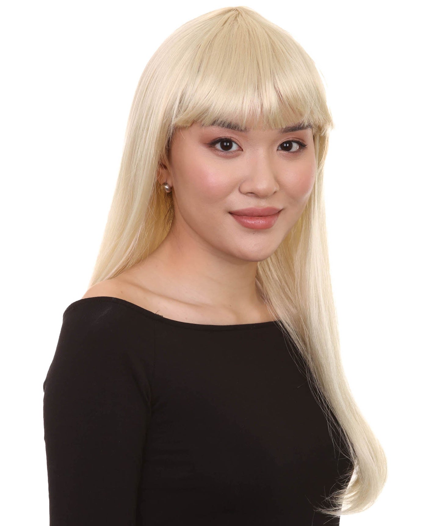 Womens Long Bob Wigs Collections |  Fancy Party Event Ready Halloween Wigs | Premium Breathable Capless Cap