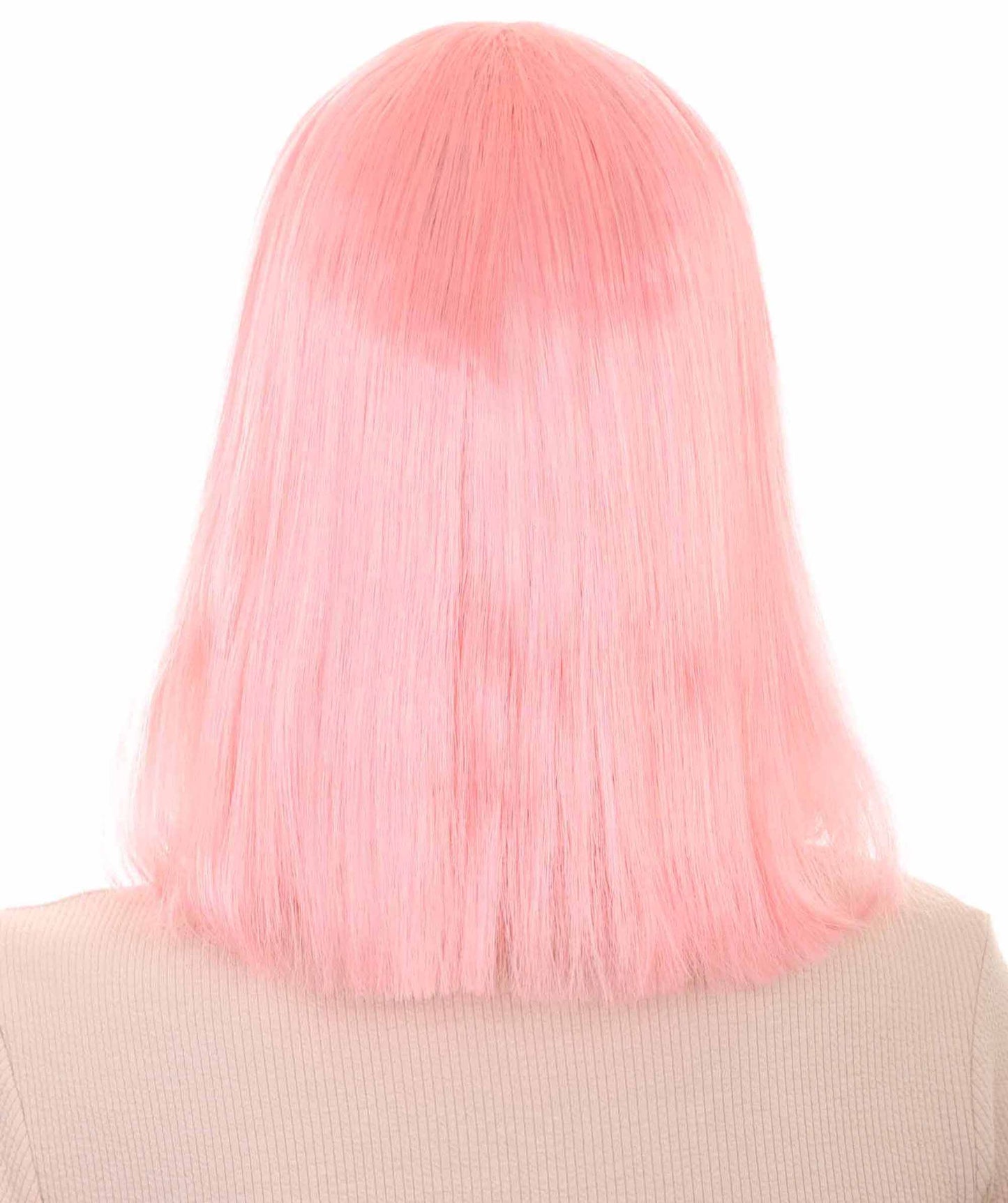 Pink Bob-Styled Cosplay Wig