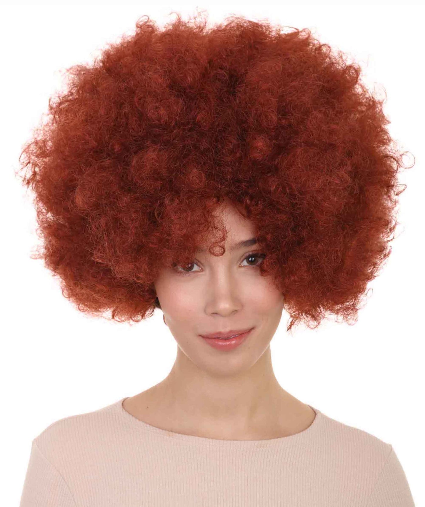Short Afro Clown Unisex Wig | Fancy Halloween Wig Premium Breathable Capless Cap | Multicolor Options