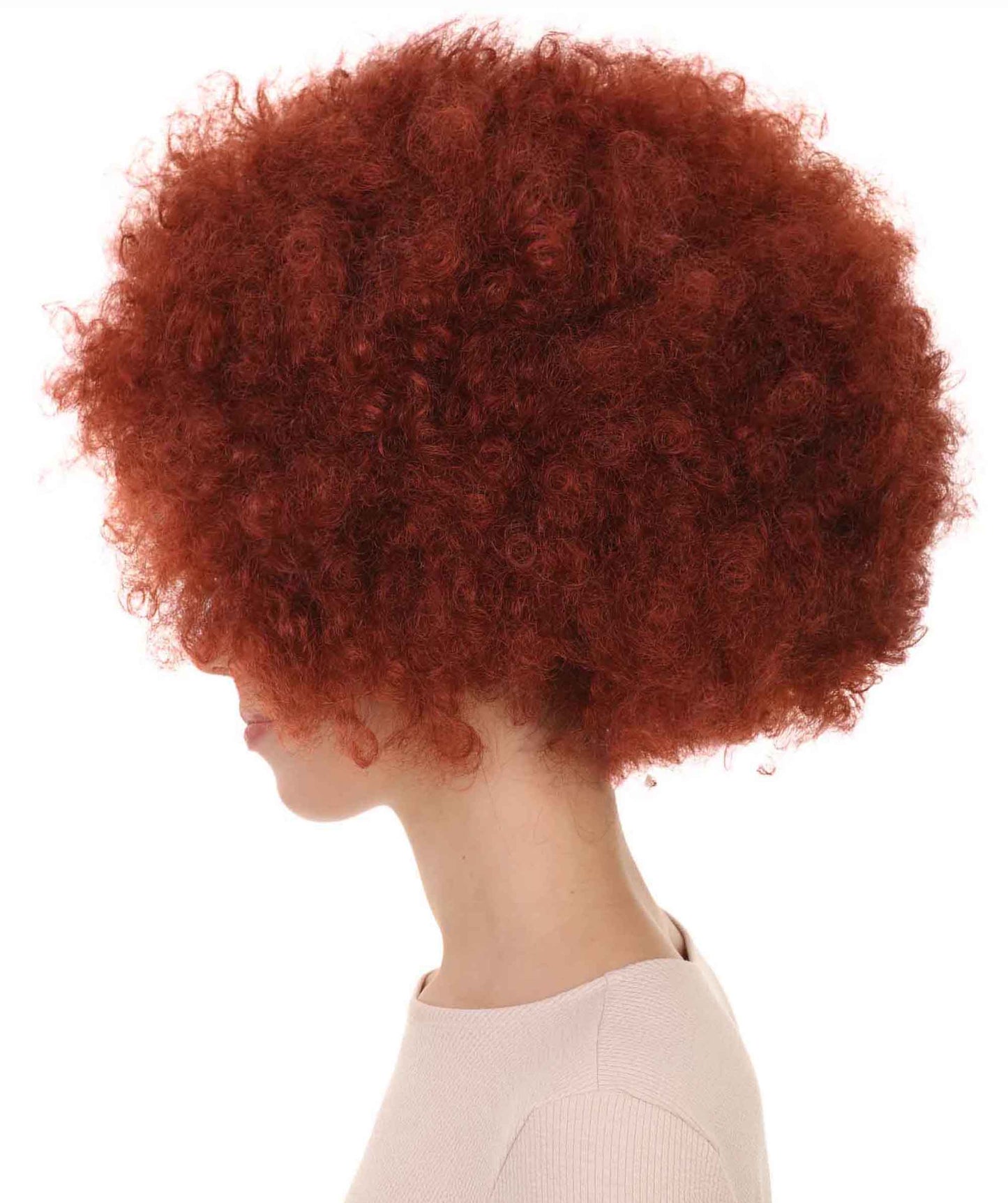 Short Afro Clown Unisex Wig | Fancy Halloween Wig Premium Breathable Capless Cap | Multicolor Options