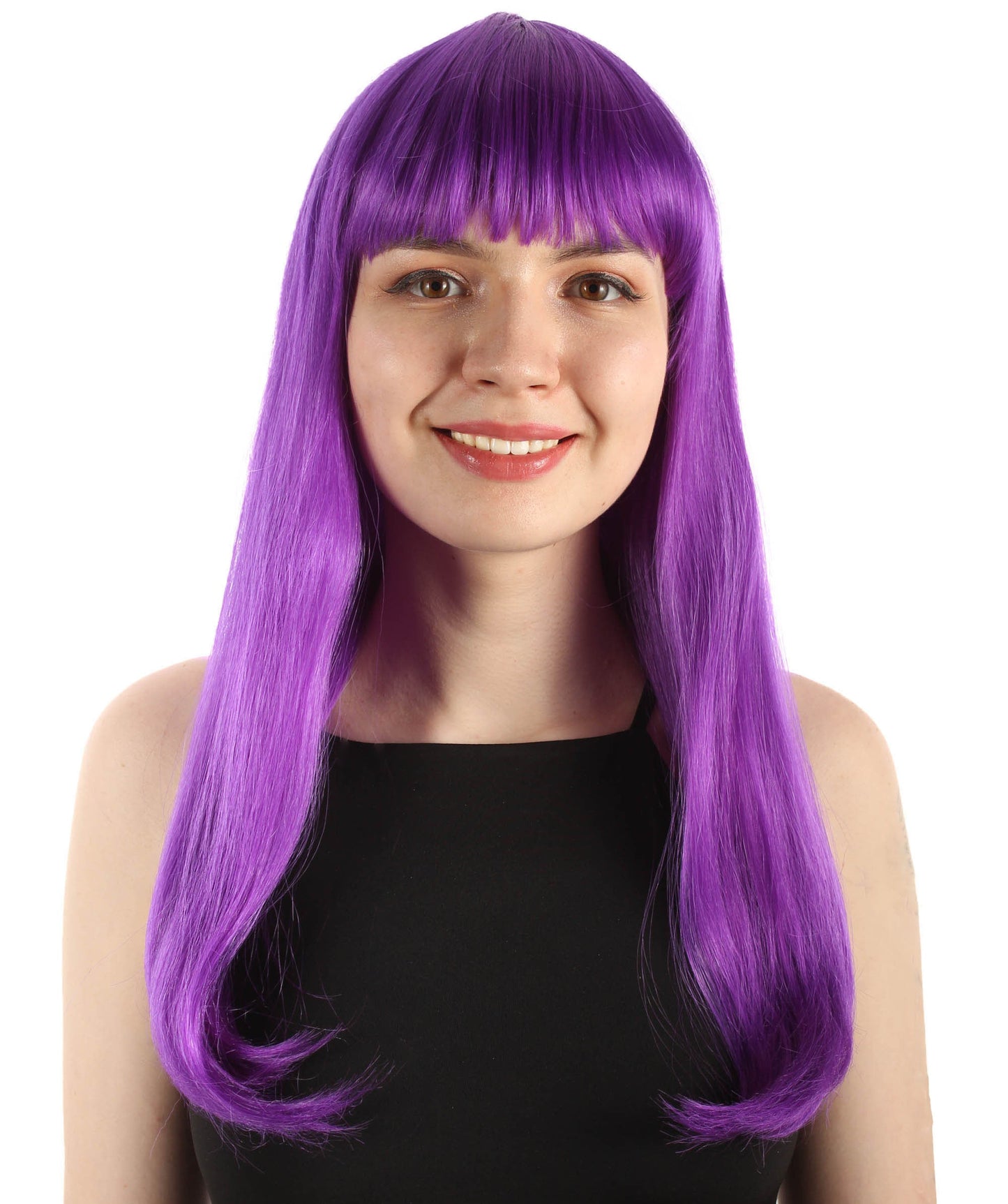 Womens Long Bob Wigs Collections |  Fancy Party Event Ready Halloween Wigs | Premium Breathable Capless Cap