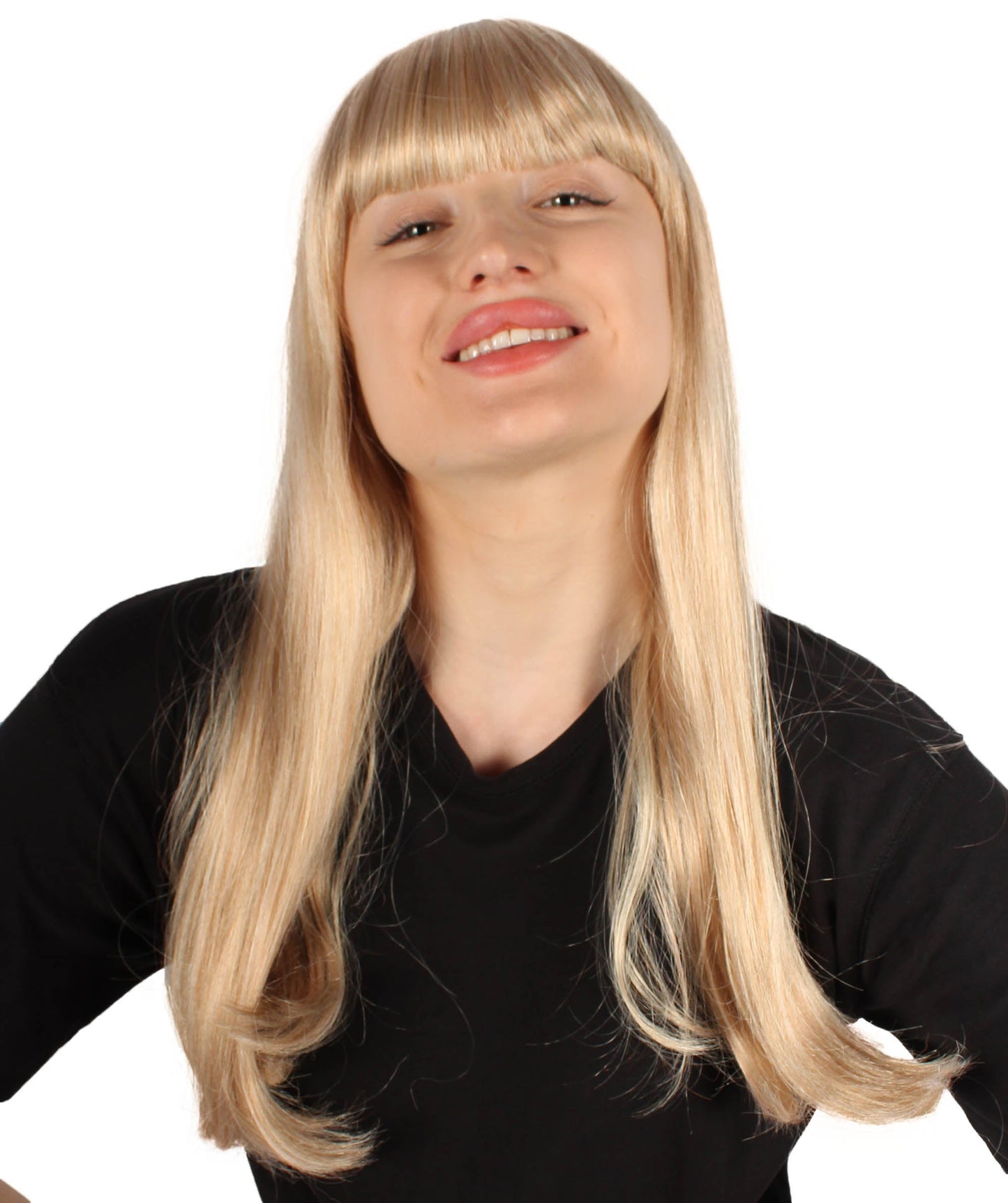 Womens Long Bob Wigs Collections |  Fancy Party Event Ready Halloween Wigs | Premium Breathable Capless Cap