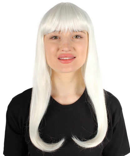 Womens Long Bob Wigs Collections |  Fancy Party Event Ready Halloween Wigs | Premium Breathable Capless Cap