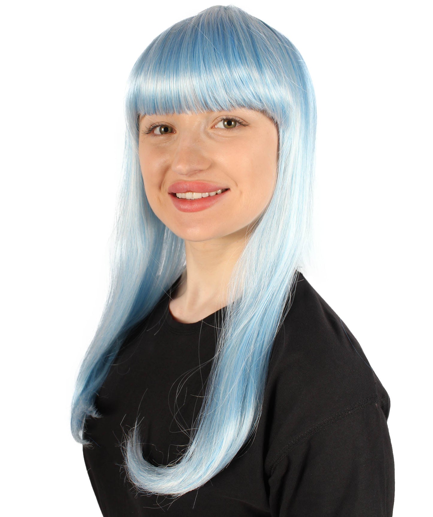 Womens Long Bob Wigs Collections |  Fancy Party Event Ready Halloween Wigs | Premium Breathable Capless Cap