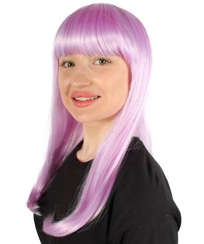 Womens Long Bob Wigs Collections |  Fancy Party Event Ready Halloween Wigs | Premium Breathable Capless Cap