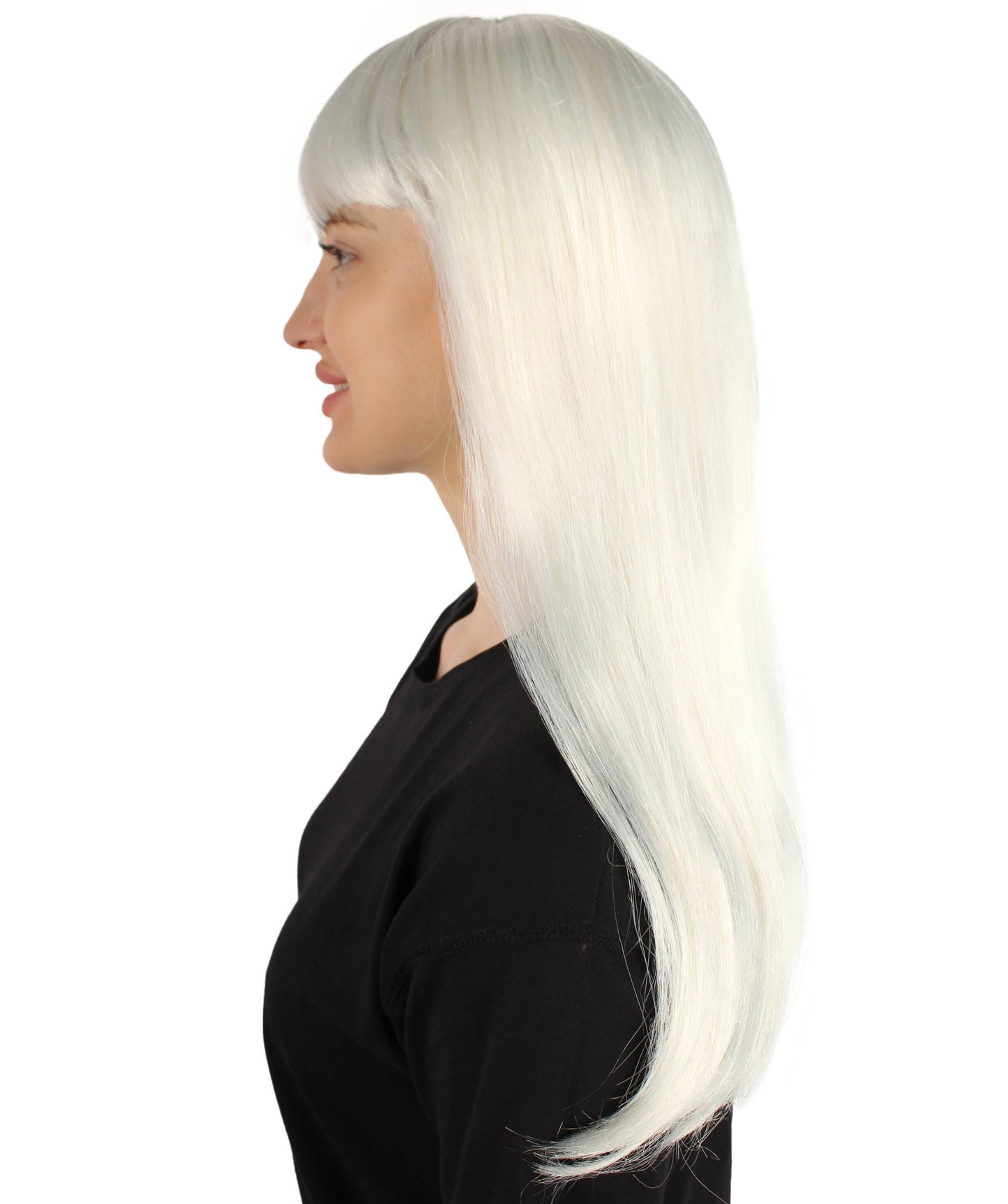 Womens Long Bob Wigs Collections |  Fancy Party Event Ready Halloween Wigs | Premium Breathable Capless Cap