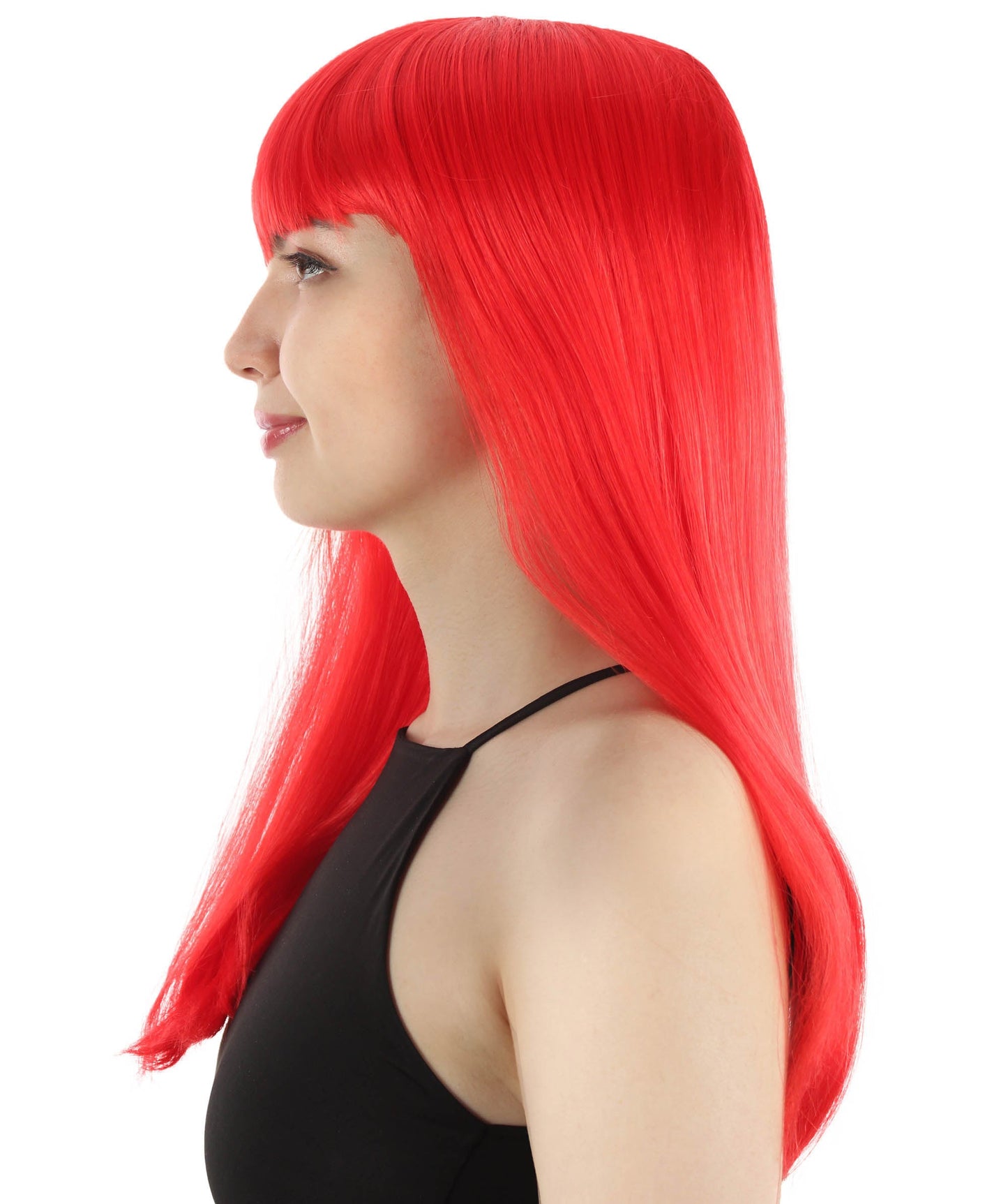Womens Long Bob Wigs Collections |  Fancy Party Event Ready Halloween Wigs | Premium Breathable Capless Cap