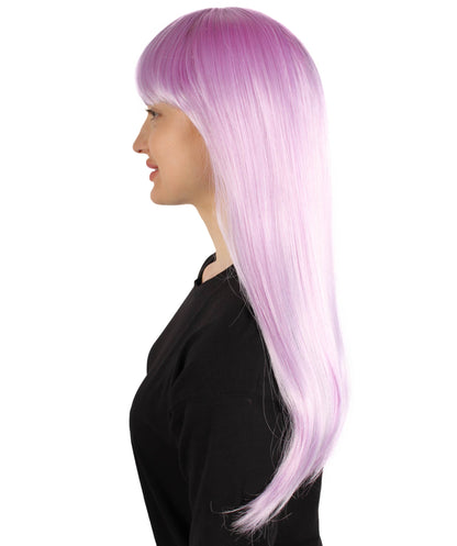 Womens Long Bob Wigs Collections |  Fancy Party Event Ready Halloween Wigs | Premium Breathable Capless Cap