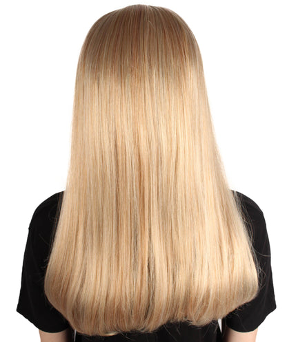 Womens Long Bob Wigs Collections |  Fancy Party Event Ready Halloween Wigs | Premium Breathable Capless Cap
