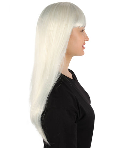 Womens Long Bob Wigs Collections |  Fancy Party Event Ready Halloween Wigs | Premium Breathable Capless Cap