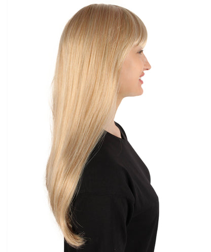 Womens Long Bob Wigs Collections |  Fancy Party Event Ready Halloween Wigs | Premium Breathable Capless Cap