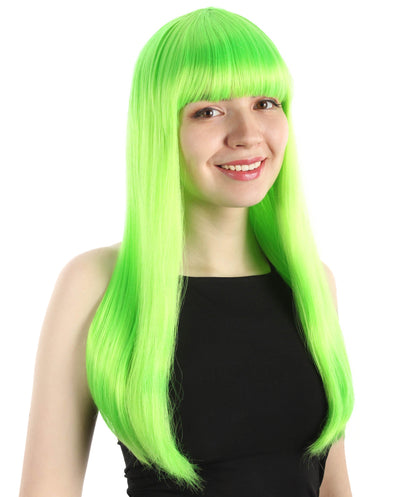 Womens Long Bob Wigs Collections |  Fancy Party Event Ready Halloween Wigs | Premium Breathable Capless Cap