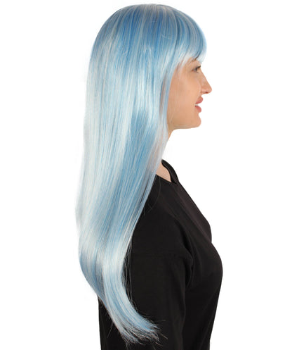 Womens Long Bob Wigs Collections |  Fancy Party Event Ready Halloween Wigs | Premium Breathable Capless Cap