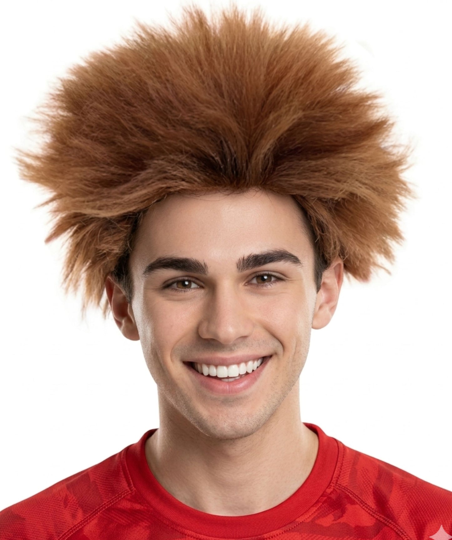 Adult Men's Fuzzy Spiky Johnny Werewolf Wig | Multiple Color Options I Flame-retardant Synthetic Fiber