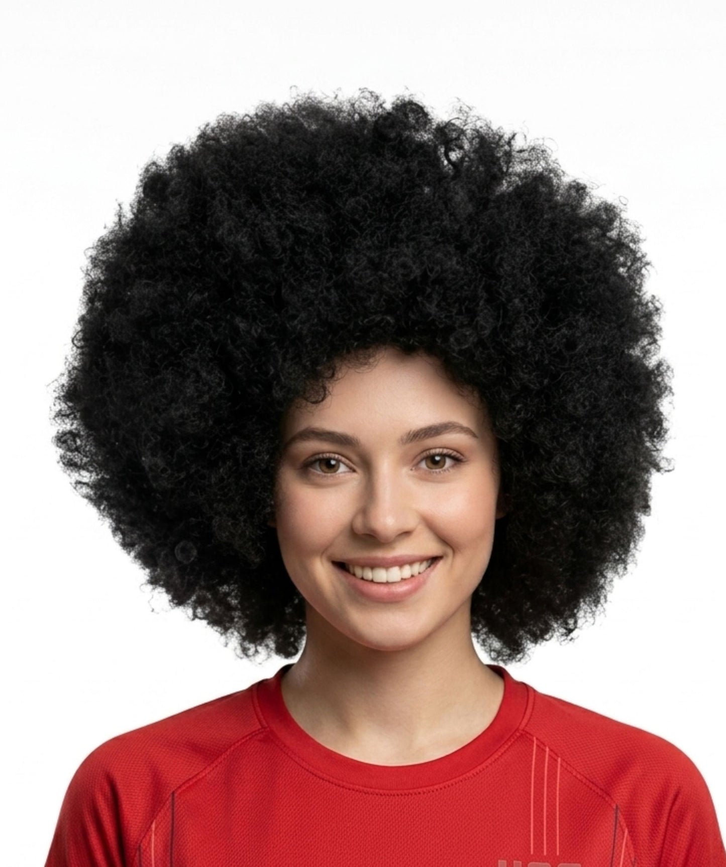 Women Disco Afro Wig | Black Super Size Jumbo Wig