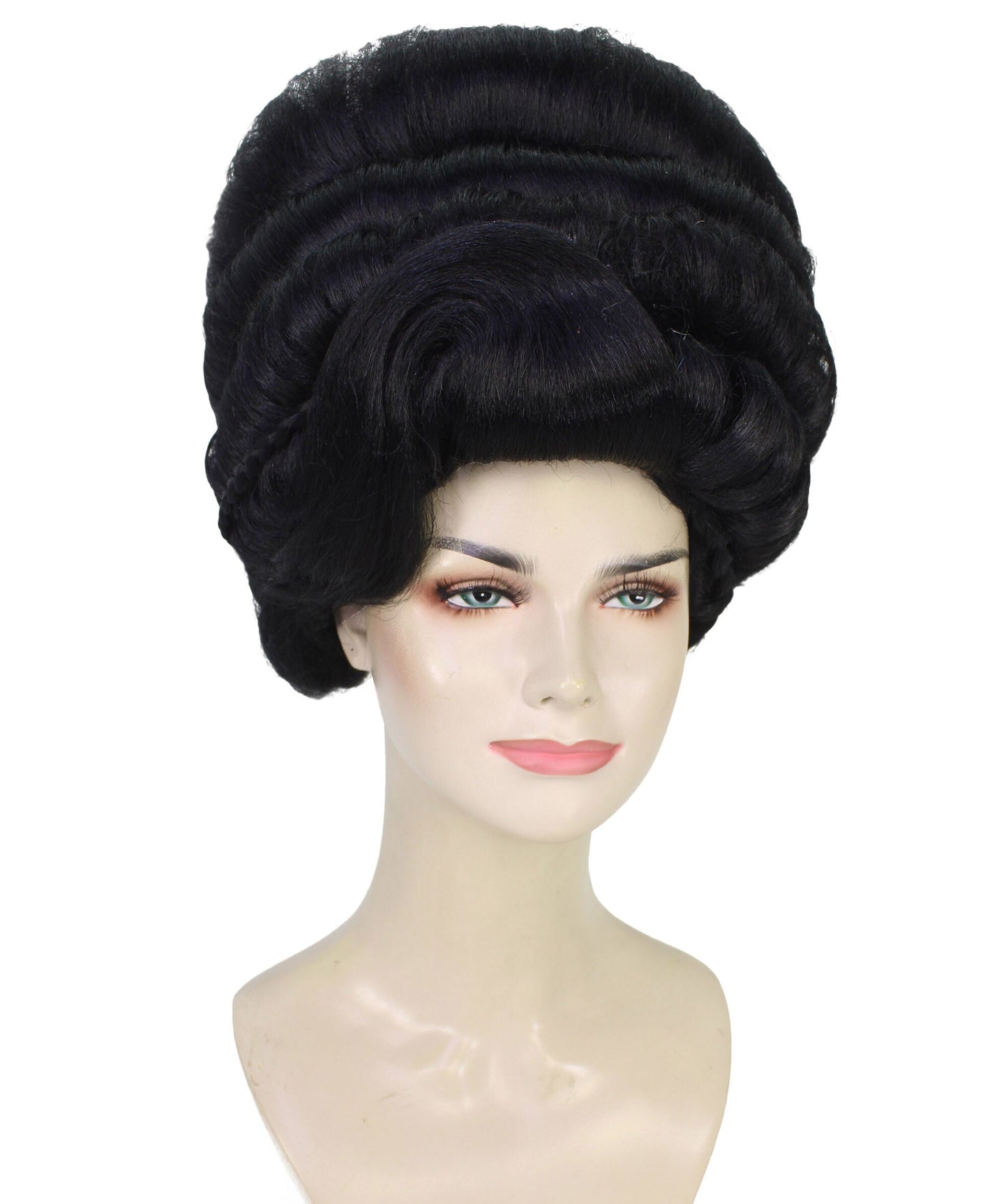 HPO Adult Women's Dramatic Drag Queen High Updo Wig I Flame-retardant Synthetic Fiber