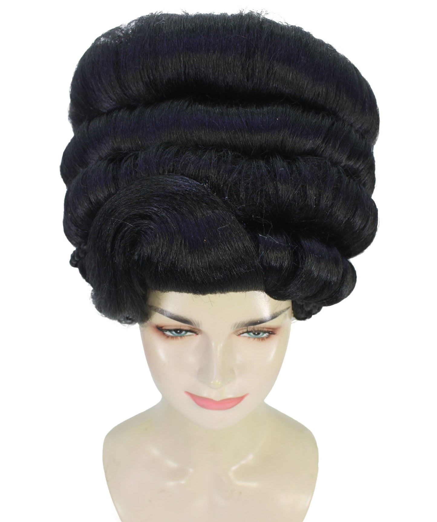 HPO Adult Women's Dramatic Drag Queen High Updo Wig I Flame-retardant Synthetic Fiber