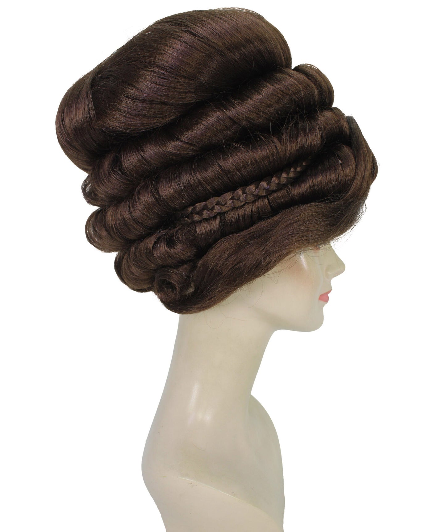 HPO Adult Women's Dramatic Drag Queen High Updo Wig I Flame-retardant Synthetic Fiber
