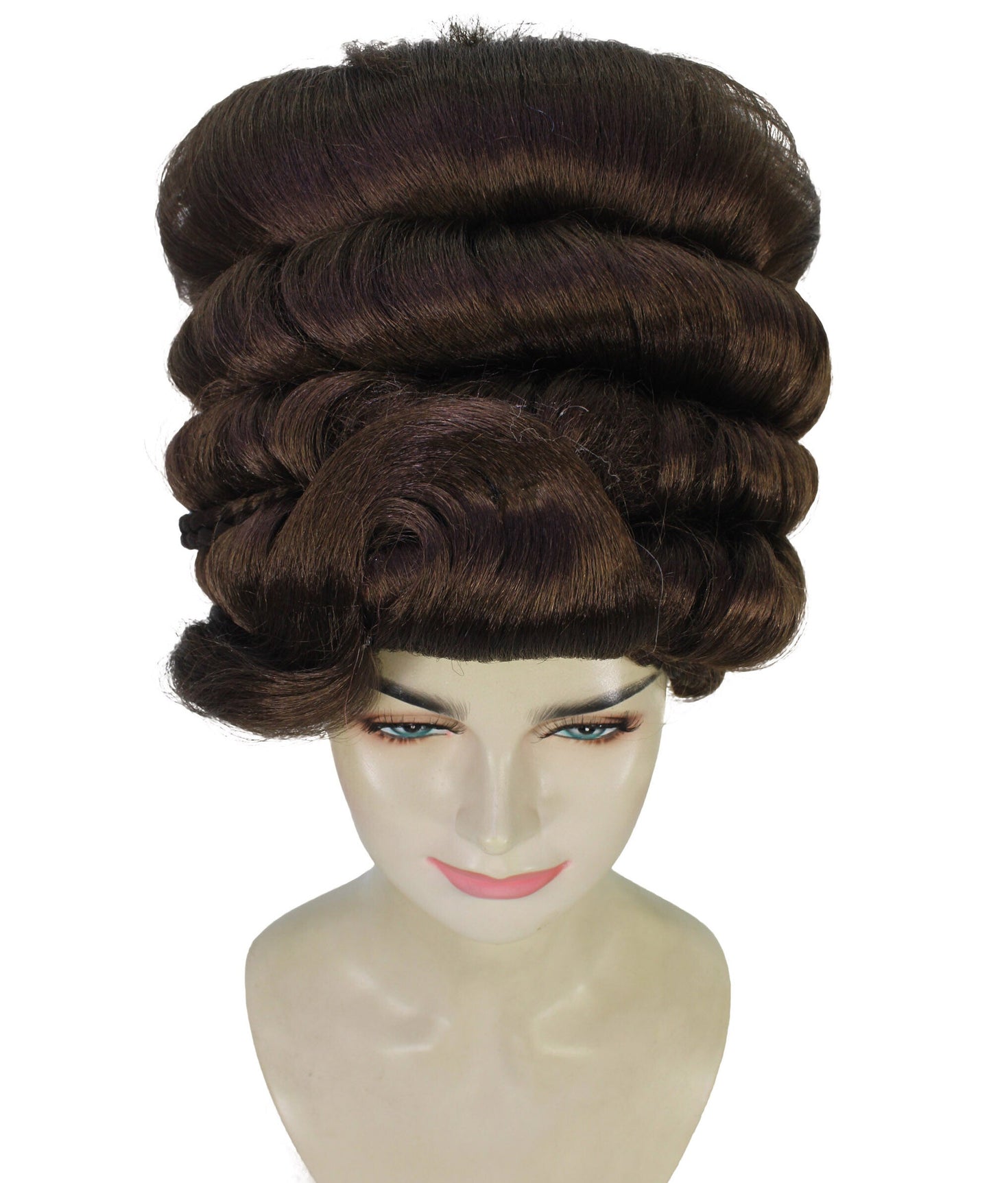HPO Adult Women's Dramatic Drag Queen High Updo Wig I Flame-retardant Synthetic Fiber