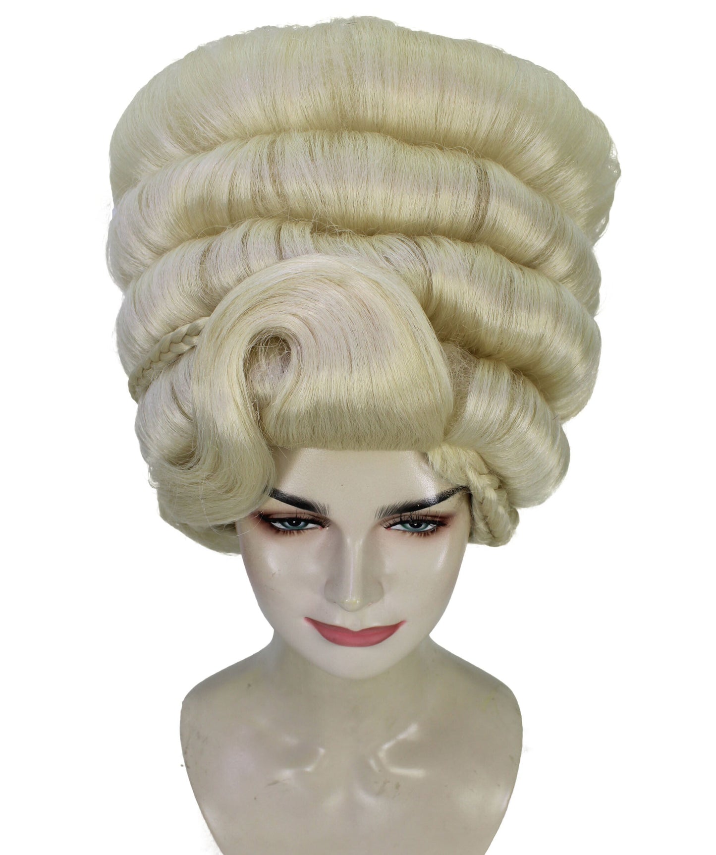 HPO Adult Women's Dramatic Drag Queen High Updo Wig I Flame-retardant Synthetic Fiber