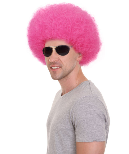 Adult Unisex Big Curly Afro Wig | Bold Costume Hair | Multiple Color Options