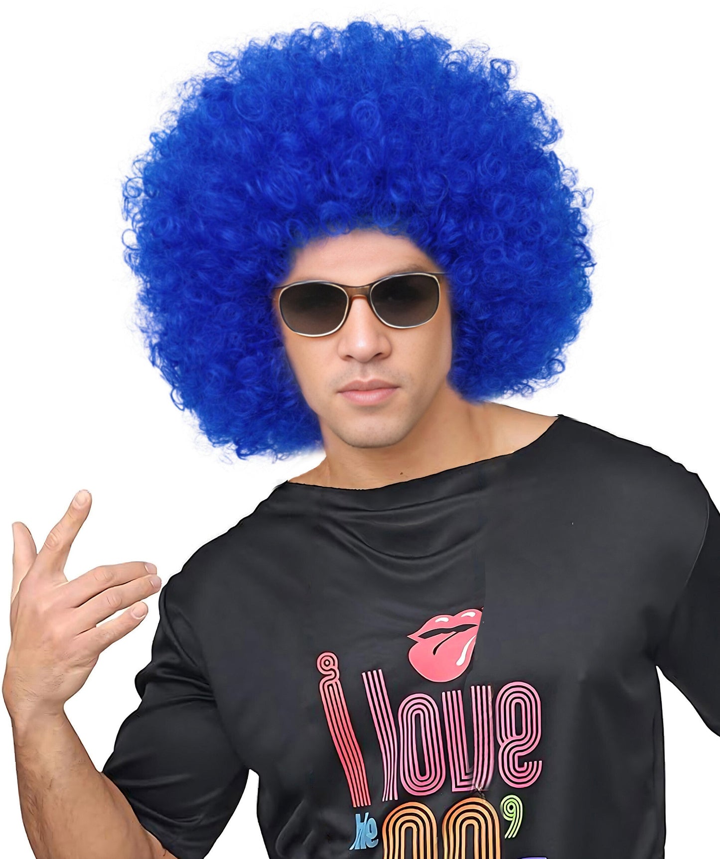 Men’s Big Curly Afro Wig | Multiple Color Options