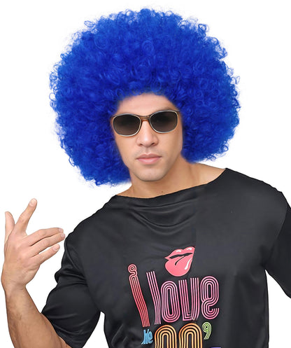 Men’s Big Curly Afro Wig | Multiple Color Options