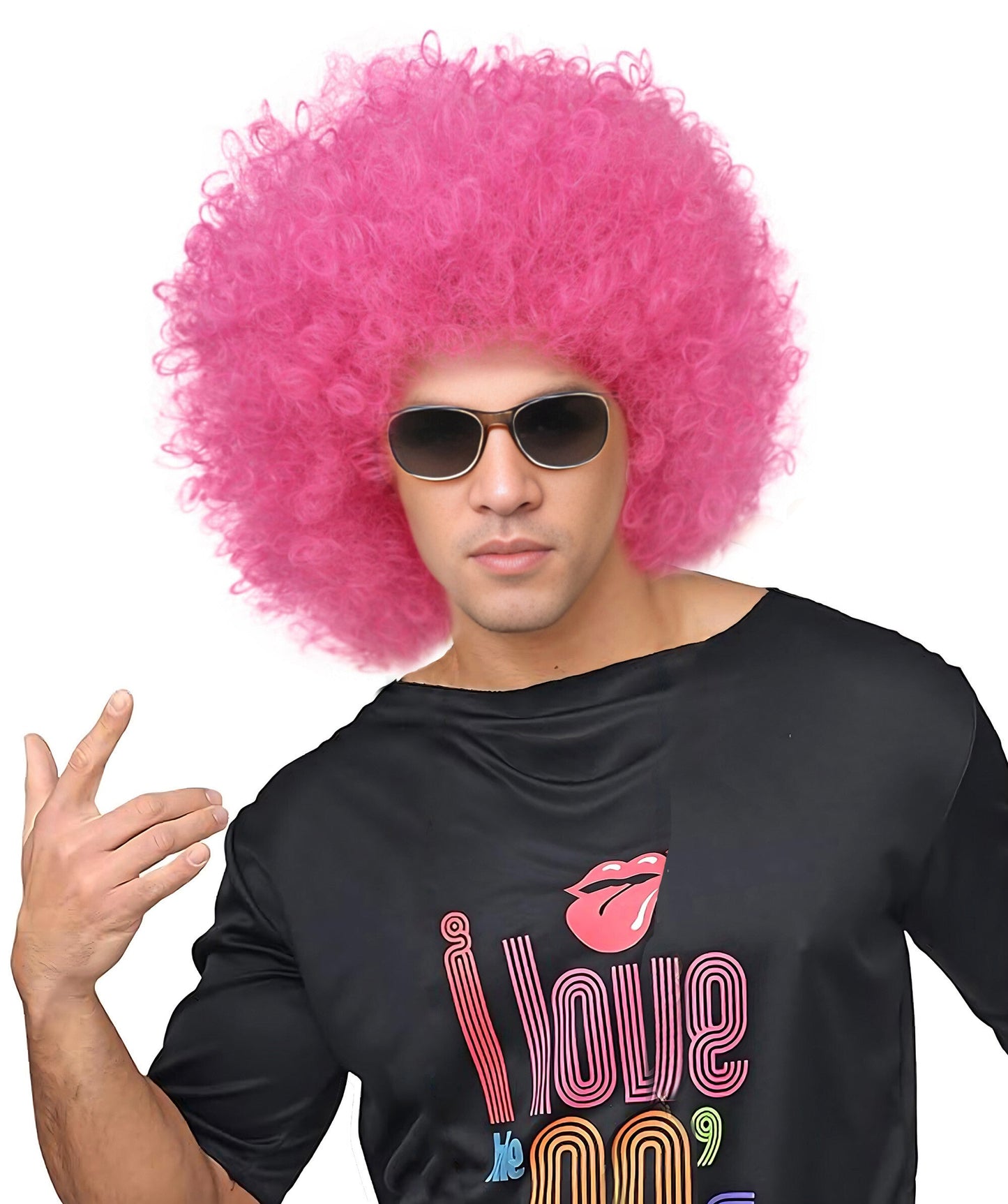 Men’s Big Curly Afro Wig | Multiple Color Options