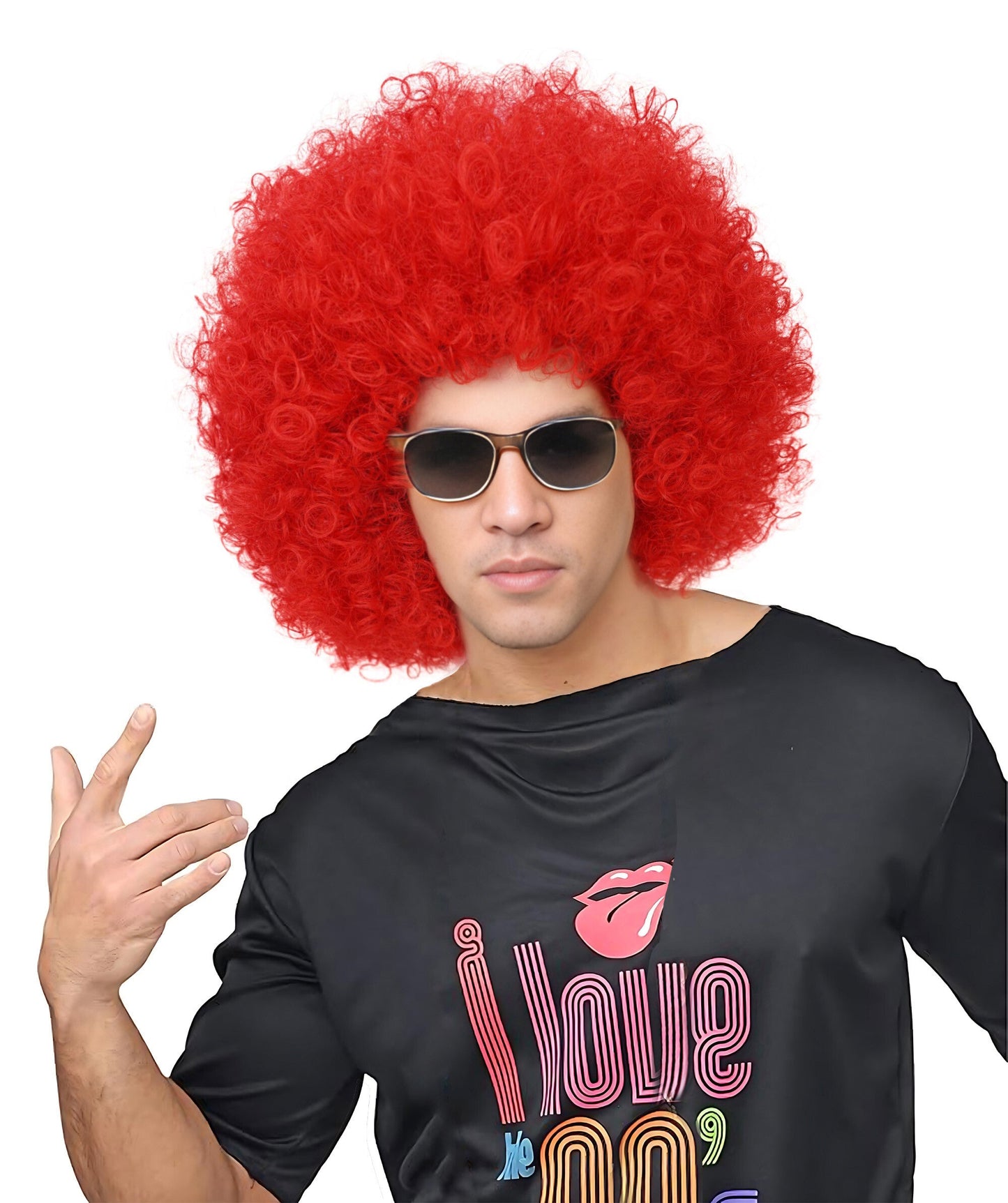Men’s Big Curly Afro Wig | Multiple Color Options
