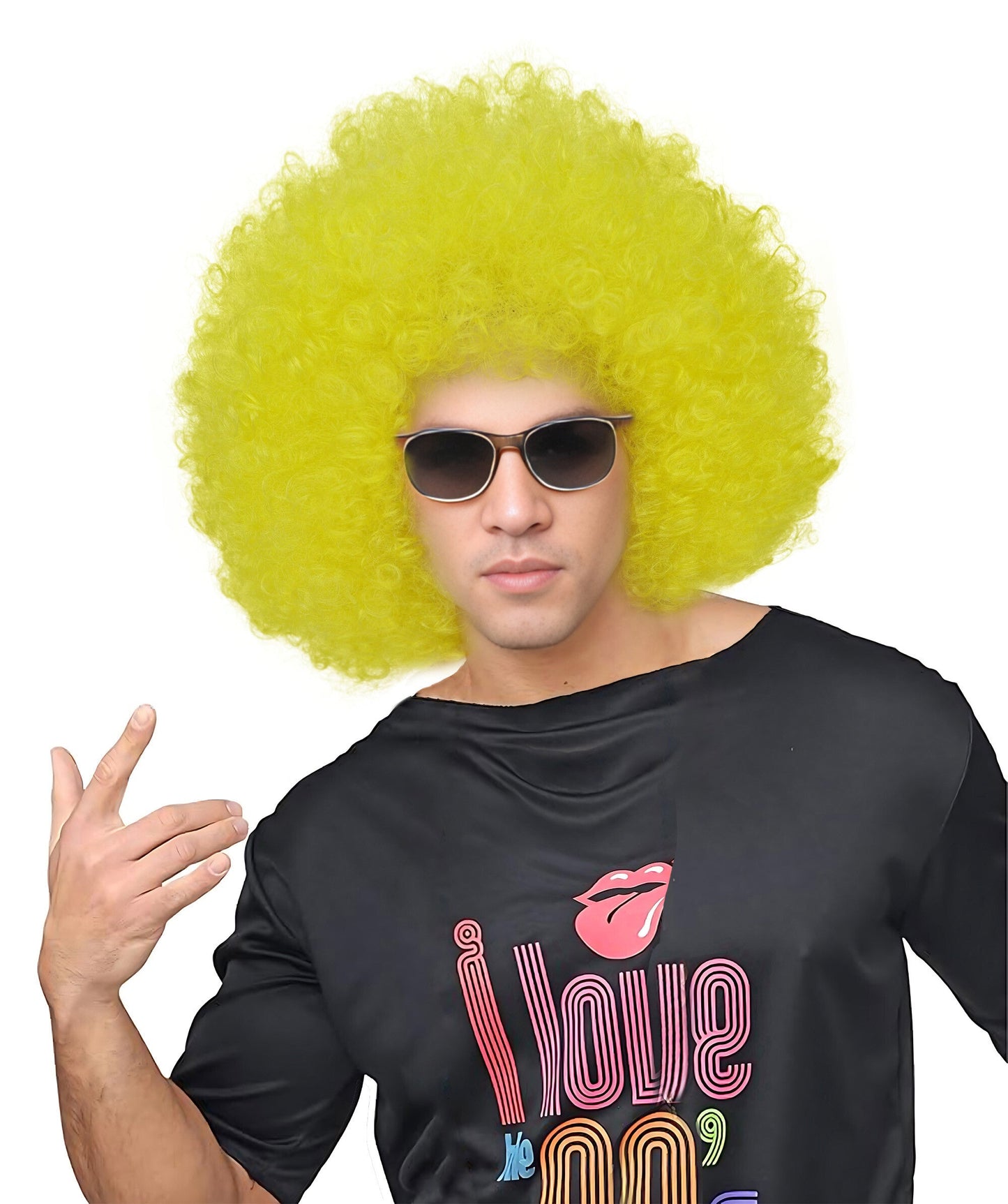 Men’s Big Curly Afro Wig | Multiple Color Options