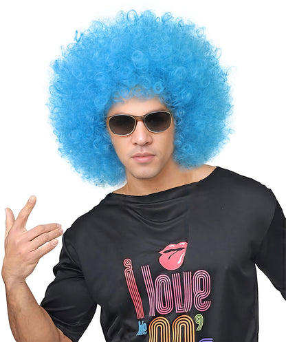 Men’s Big Curly Afro Wig | Multiple Color Options