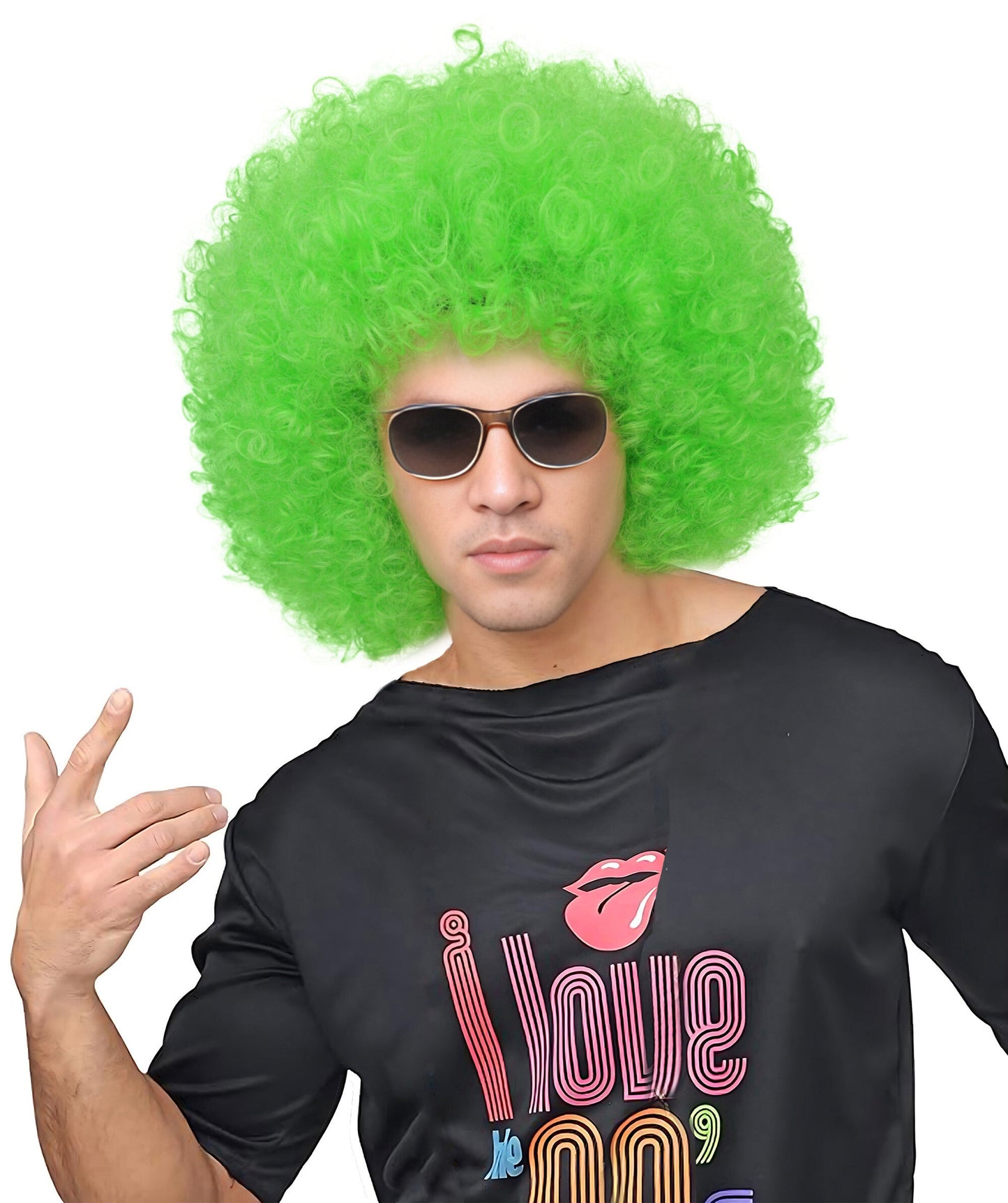 Men’s Big Curly Afro Wig | Multiple Color Options