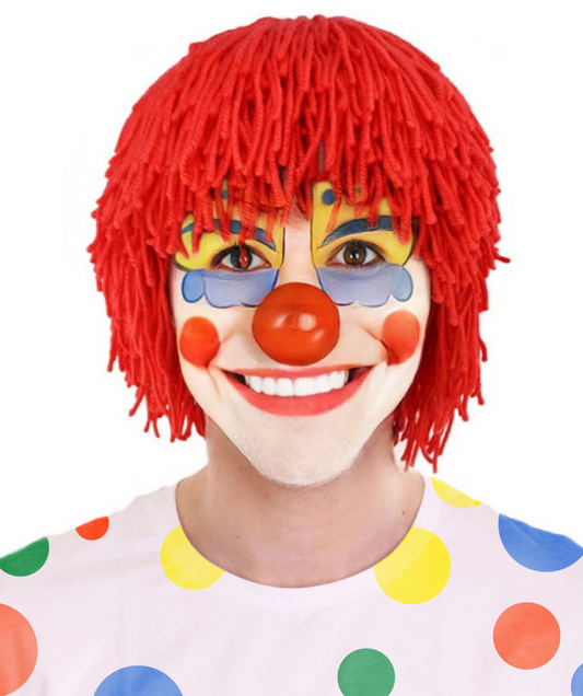 Red Joker Wig